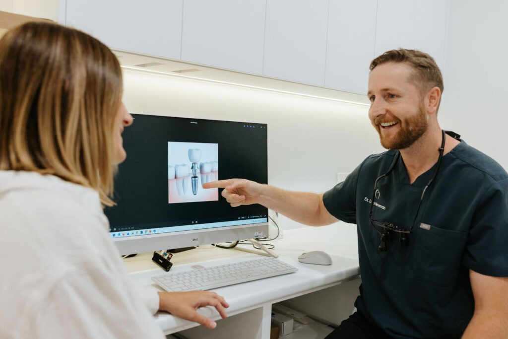 Dental implant procedure at Mary St Dental Gympie